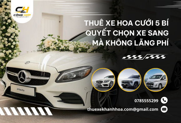 Thuê Xe Hoa Cưới 5 Bí Quyết Chọn Xe Sang Mà Không Lãng Phí