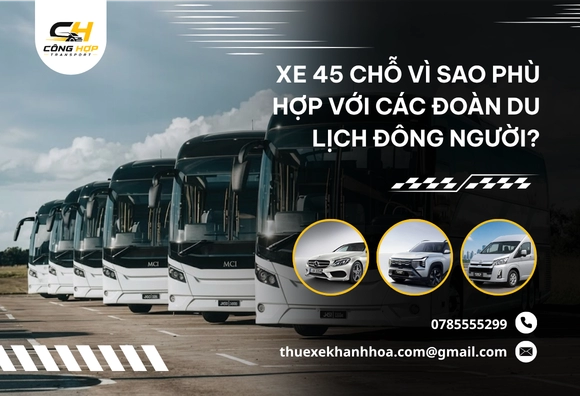 Xe 45 Chỗ Vì Sao Phù Hợp Với Các Đoàn Du Lịch Đông Người?