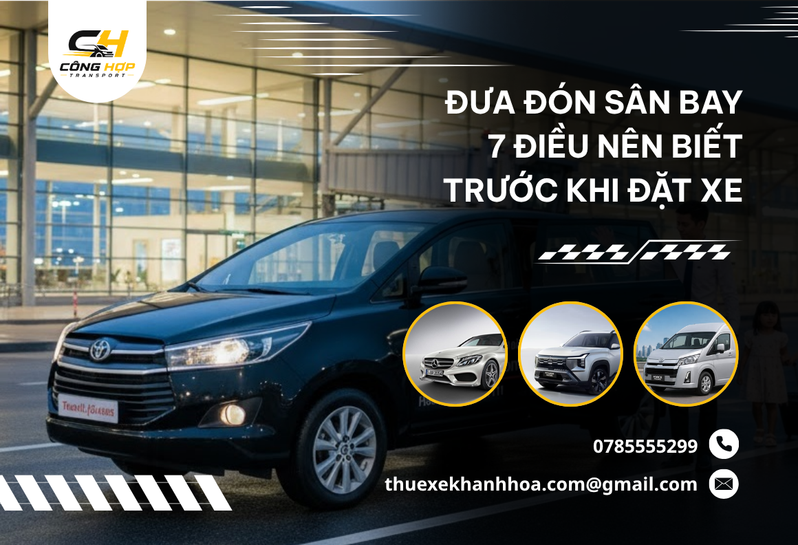 Đưa Đón Sân Bay 7 Điều Nên Biết Trước Khi Đặt Xe