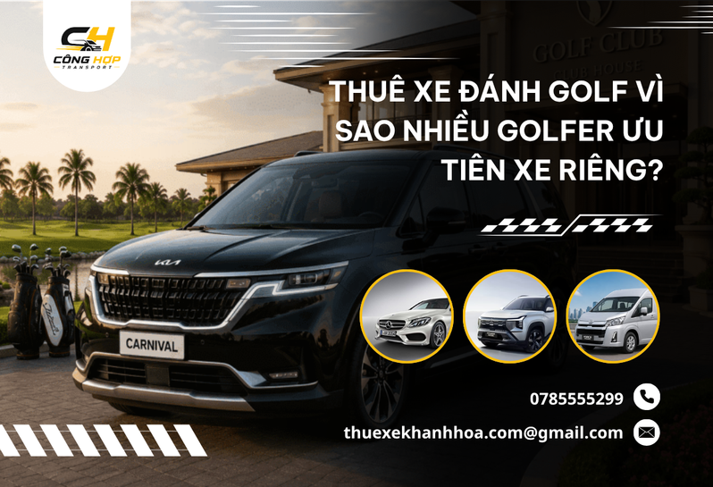 Thuê Xe Đánh Golf Vì Sao Nhiều Golfer Ưu Tiên Xe Riêng?