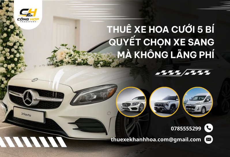Thuê Xe Hoa Cưới 5 Bí Quyết Chọn Xe Sang Mà Không Lãng Phí