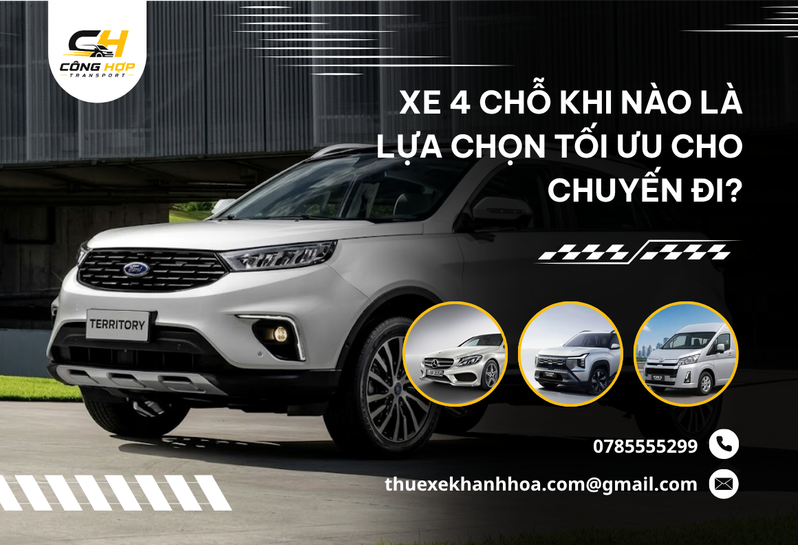 Xe 4 Chỗ Khi Nào Là Lựa Chọn Tối Ưu Cho Chuyến Đi?
